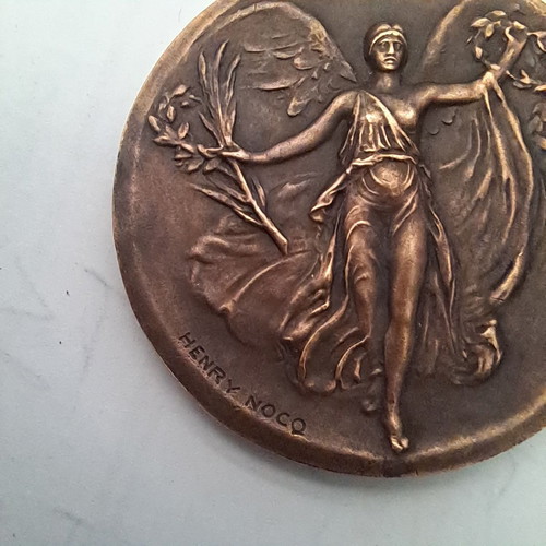 Interallied Victory Medal 1914-18 rare type, like new