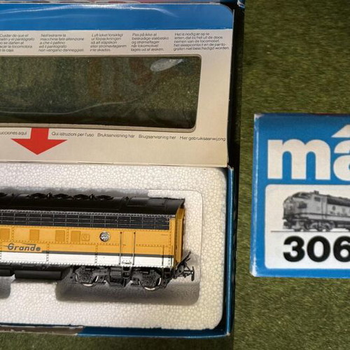 Marklin HO Model Trains used, vintage, complete with accessories