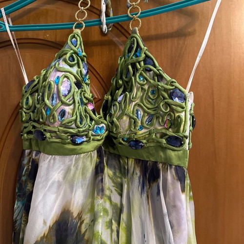 Dress used, 100% silk, size S-M