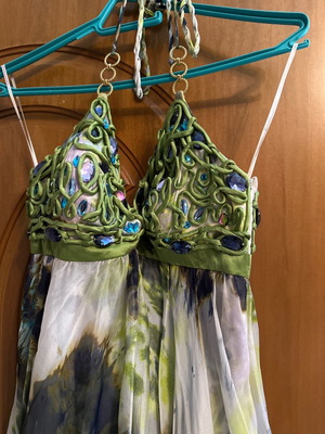 Dress used, 100% silk, size S-M
