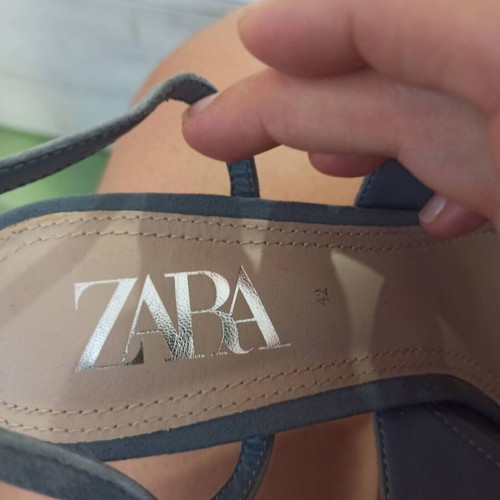 Zara slingback shoes size 42 new blue