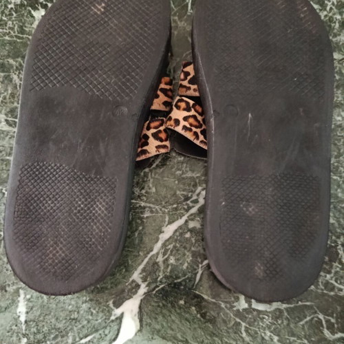 Double Leo Sandalista leather flatforms size 42 like new