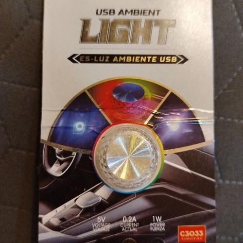 Ατμοσφαιρικός φωτισμός USB καινούργιος για αυτοκίνητο