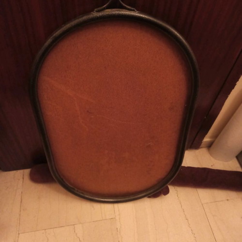 Frame for mirror or painting metal with wooden back like new