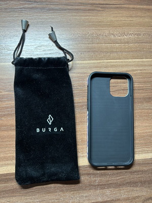 Burga Seven Seas iPhone 12 Pro case like new, designer ocean pattern