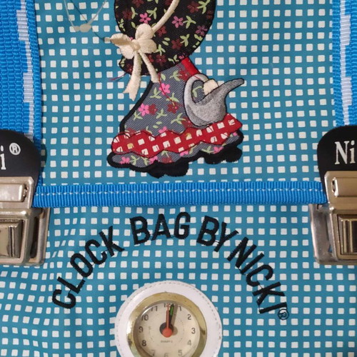 Clock Bag by Nicki new school bag for girls with umbrella and clock