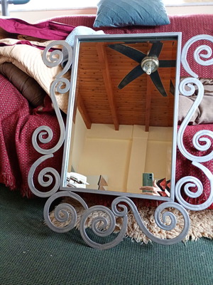 Metal Bijouterie Mirror used