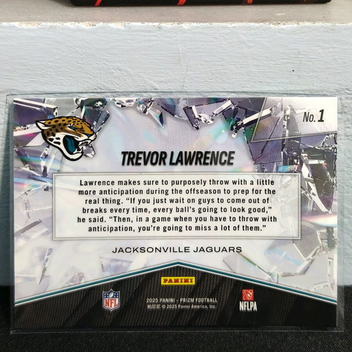 Panini Prizm NFL Trevor Lawrence Prizm Break Card 2024-25 new