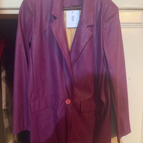 Spring leather jacket new