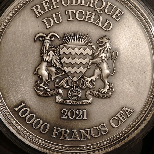 Collectable medal like new, 2 oz .999 silver and 11.5 oz copper