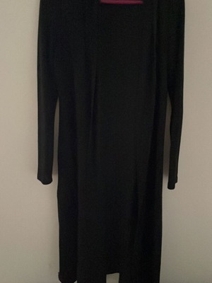 Long cardigan Julia Bergovich black used, size large