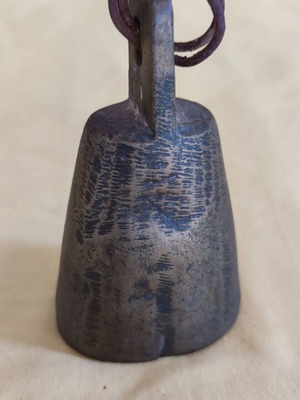 Bronze traditional animal bell used, height 8.5 cm