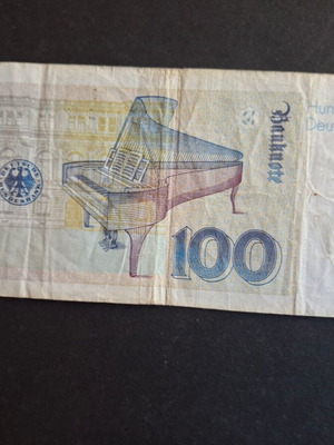 Χαρτονόμισμα 100 μάρκων Γερμανίας μεταχειρισμένο