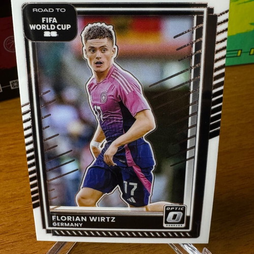 2025-26 Panini Donruss Road To FIFA World Cup Soccer Florian Wirtz Optic #43 Germany like new