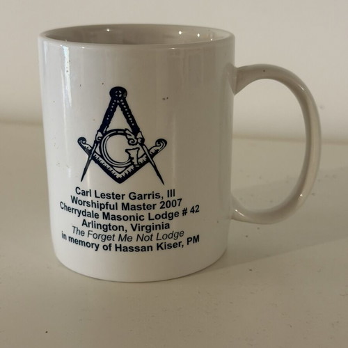 Masonic Mug like new from Arlington Lodge 42