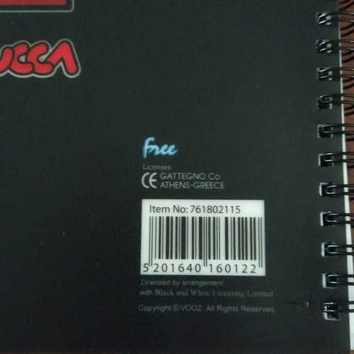 Set of 2 PUCA spiral notebooks with glossy cover and elastic band new