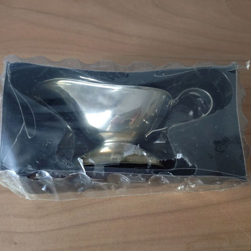 Silver-plated sauce boat new in packaging