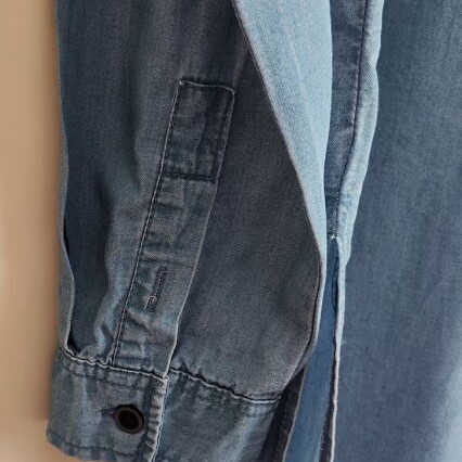 Funky Buddha long shirt dress denim look L used