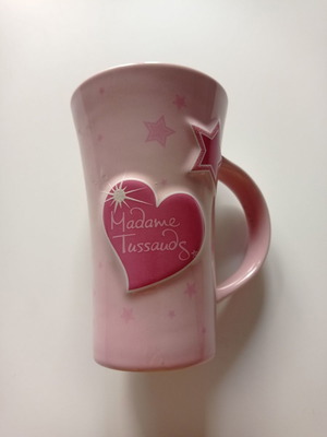 Κούπα μεγάλη Λονδίνο Μουσείο Madam Tussauds ροζ μεταχειρισμένη