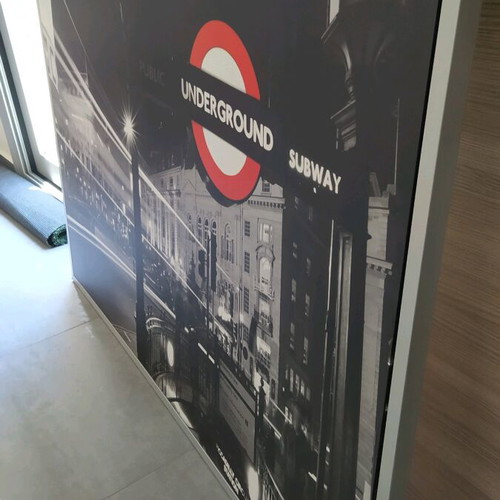 IKEA Vilshult art print used with London metro depiction 1.40x1.00