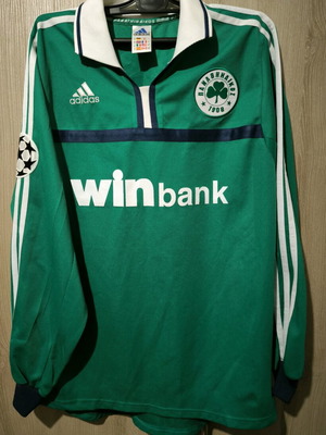 Matchworn φανέλα Παναθηναϊκού 2000-01 σε άριστη κατάσταση