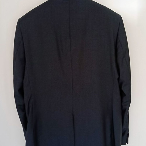 Carlo Casalini men's suit dark blue used size 50 Large