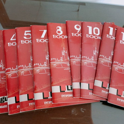Linguaphone English language books like new, issues 3-12