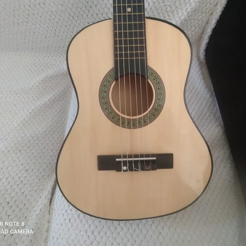 Wooden children's guitar used, 78 cm