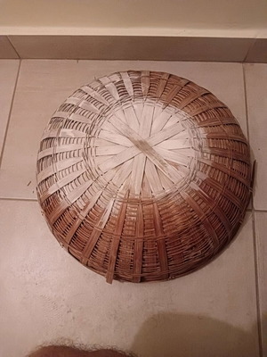 Wicker basket used