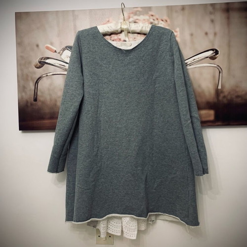 Madame Shou Shou dress with lace, like new, size large