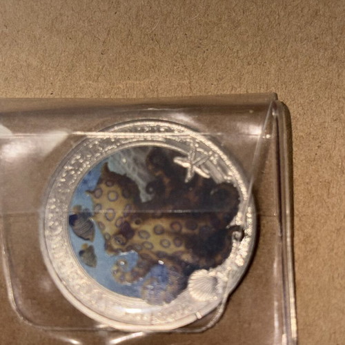 3 Euro Austrian Mint Official Coin Marine Life unc
