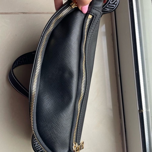 Love Moschino waist bag new, black and red