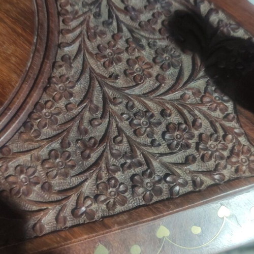 Decorative corner shelf like new, wooden, assemble-yourself