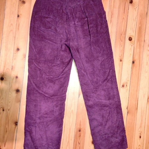NA-KD Burgundy Plum Corduroy Pants Like New