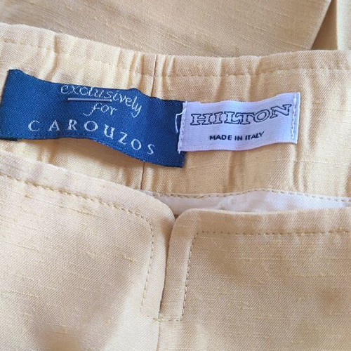 Karouzos yellow pants like new, sizes S and M