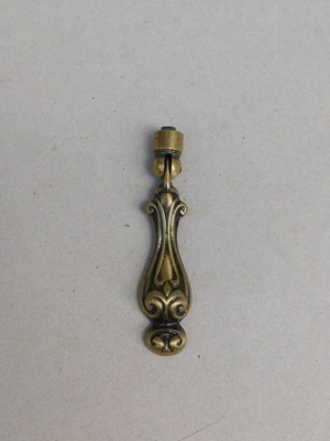 Χερούλι μπρούτζινο vintage μήκους 7,5 cm