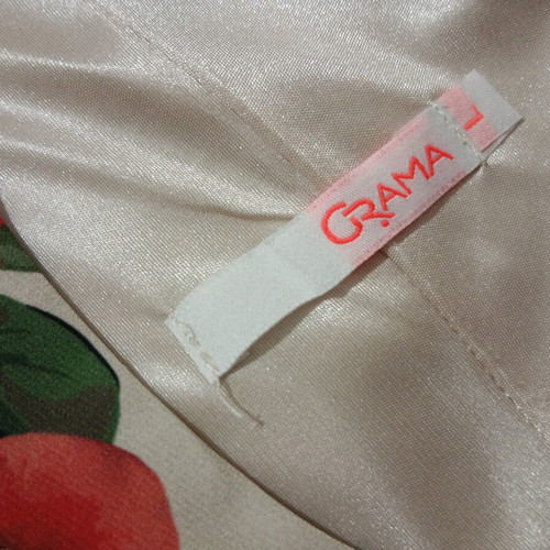 Grama Floral Dress like new, size L, white multicolor