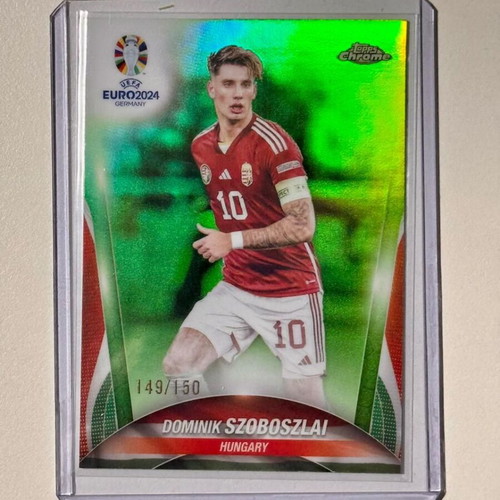 Κάρτα Dominik Szoboszlai Neon Green 149/150 UEFA EURO 2024 σαν καινούργια