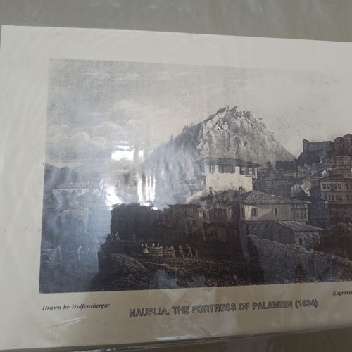 Old photos of Nafplio and Palamidi, set of 2