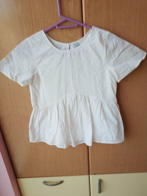 Summer blouse for girl 9-11 years white new