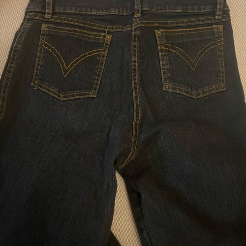 KINO dark blue jeans like new with slight flare