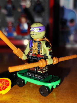 Donatello φιγούρα Teenage Mutant Ninja Turtles σαν καινούργιο με αξεσουάρ