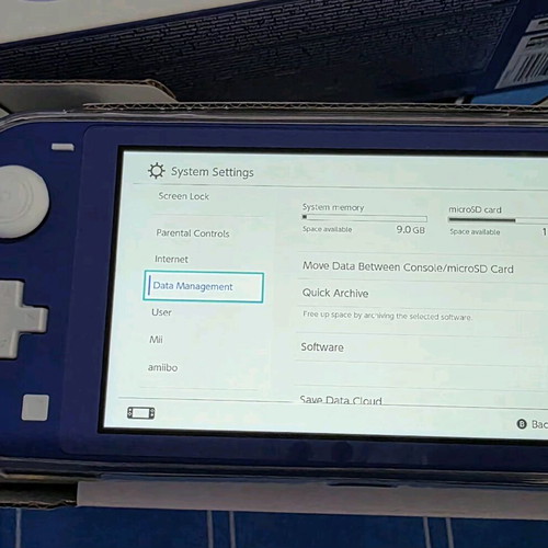 Nintendo Switch Lite μπλε σαν καινούργιο με 50 παιχνίδια και θήκη