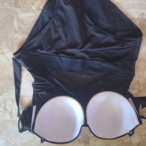 Swimsuit size 54 black, new with transparency