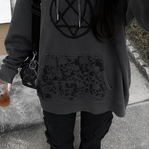 Him Hoodie hand drawn, large, new