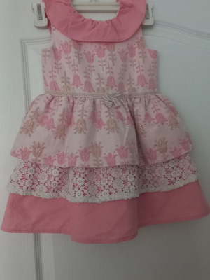 Newness Couture ροζ επίσημο φόρεμα για κορίτσια 5-6 ετών καινούργιο