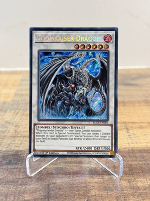 Yu-Gi-Oh! Doomkaiser Dragon BLCR-EN081 Secret Rare 1st Edition near mint