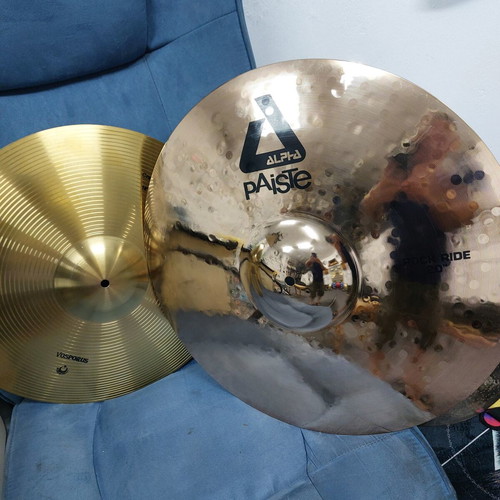 Paiste Alpha Rock Ride 20" cymbal with new 16" crash gift