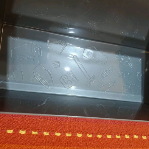 LEGO Brick Scooper plastic storage box gray like new