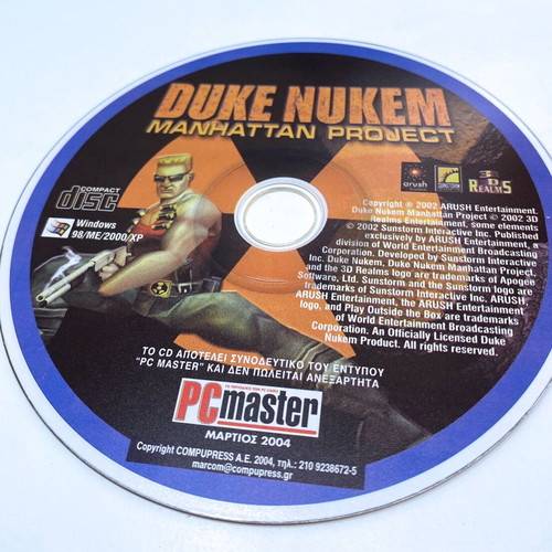 Duke Nukem Manhattan Project PC game used, exclusive edition